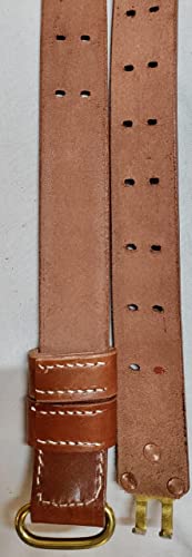 M1907 Leather Sling - Leather & Brass Hardware U.S. Springfield WWI 1907 Pattern Leather Sling