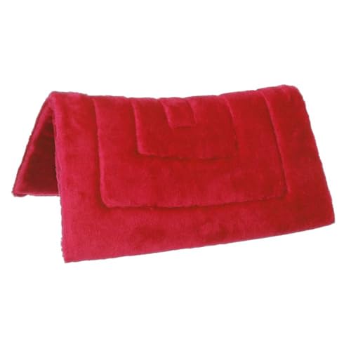 Tough 1 Tough-1 Pony Size Western Double Fleece Pad - color: Red