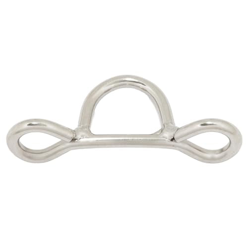 HILASON 1" Tie Down 5mm Stainless Steel Nickel Plated Horse Barn Supplies