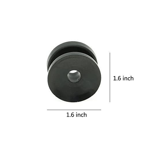 36 Pcs Circular Ring Corner Post Electric Fence Insulators, Black