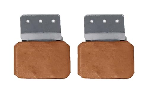 CHALLENGER 3" Blevins Buckle Set (2-Pack) – Tan Leather Covered Saddle Buckles | Western Tack Replacement Hardware | 52HS04TN