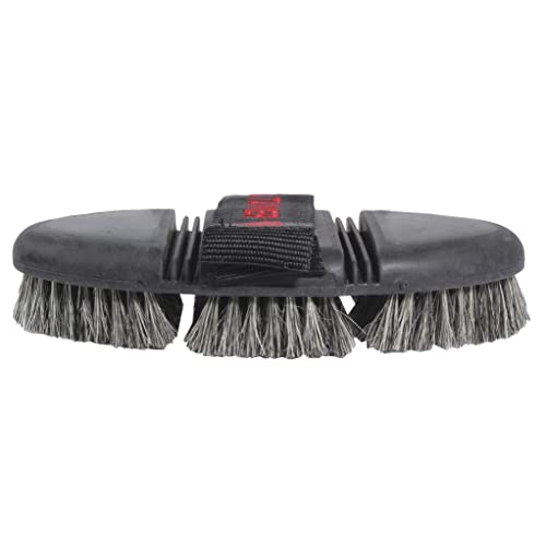 Tail Tamer Soft Touch Flex Pig Bristle Brush (Black)