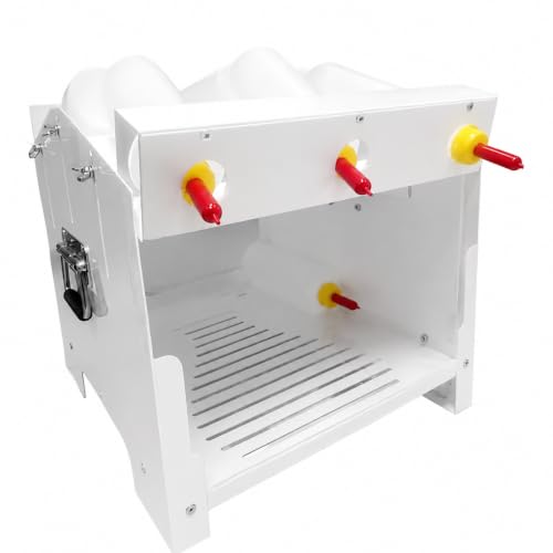 Lamb Feeding Bottle RackLamb Feeding Bottle Rack 6 Ports Double-Sided Stand 6pcs Baby Goat Bottles