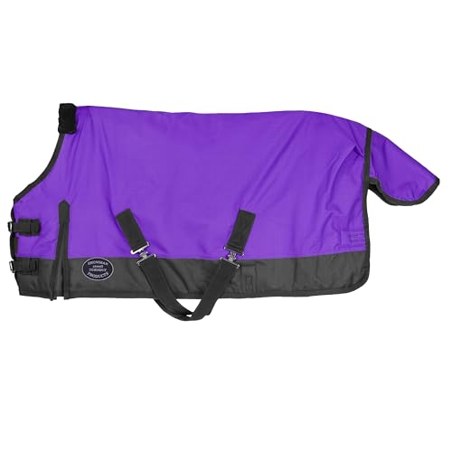Showman Adjustable 42"-46" 1200 Denier Winter Pony/Yearling Horse Blanket - color: Purple