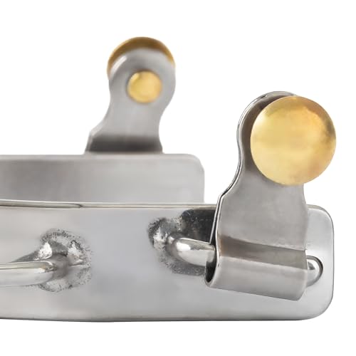 Weaver Leather womens Barrel horse spurs, Silver, Women's US, 1 Pair