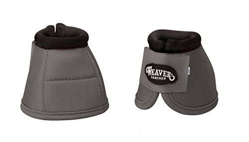 No-Turn Bell Boots by Weaver Leather - color: Steel