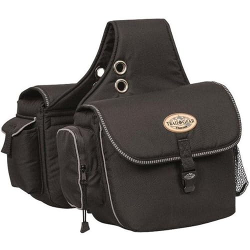 Weaver Equine Trail Gear Saddle Bags - color: Teal, size: 11" x 4" x 8.5"