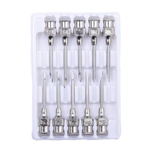 20 * 15 Veterinary Needles, Cattle Needle Poultry Injection Needles 10 Sticks, Suitable for Pigeons, Chickens, Ducks, Geese, Pigs, Sheep, Horses, and Other Large and Small Animals (20 * 15mm) - size: 20*15mm