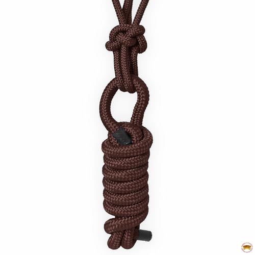 HILASON Western Nylon Lead Rope Halter Horse Size 8 Ft - color: Brown