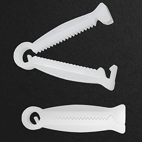 Good news 100pcs Disposable Umbilical Cord Clamp,Pig Umbilical Cord Clamp for Animals Puppy Kittens Cow Livestock Sheep, White