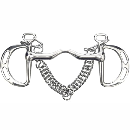 Jeffers Equine Horse Bits, Durable Training Horse Tack, Western Riding Equipment, Equestrian Accessories - style: Kimberwick Uxeter D Ring