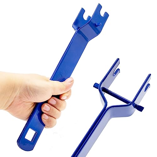 Wire Tensioner Electric Fence Strainer Handle in-line Strainer Handle Fence Tightener Wire Tightener Wrench Tightener Tool(Blue)