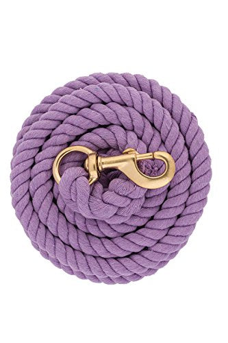 Weaver Leather Cotton Lead Rope, Lavender, 5/8" x 10'
