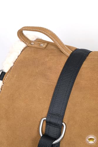 HILASON Bareback Pad Western Saddle Pad with Breast Collar - Shock Absorbing