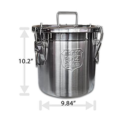 Milking Machine Accessory Stainless Steel Milk Bucket (12L) - size: 12L
