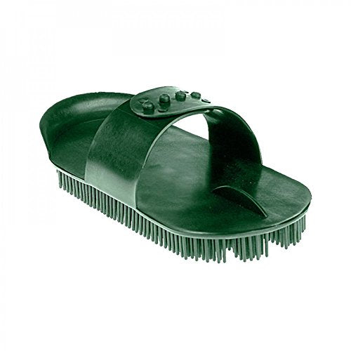 Horze Plastic Curry Comb - Green - One Size - color: Green