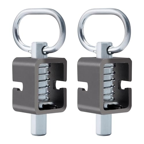 Spring Latch Lock, Weld-On Spring Latch Assembly, Trailer Gate Latch (Pack of 2)