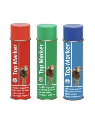 OVI Sheep Ewe Ram Lamb Spray On Aerosol RED Marking Paint Wool 500ml