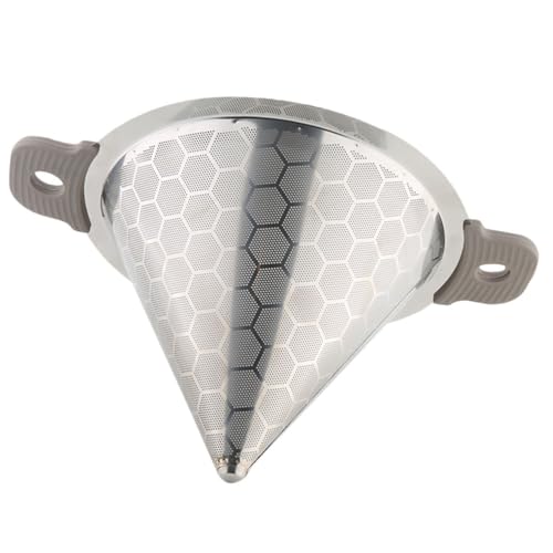 MAGICLULU Stainless Steel Tea Filter Net Single-Layer Fine Tea Strainer for Water and Milk Buckets Funnel Filter for Brewing and Party Use