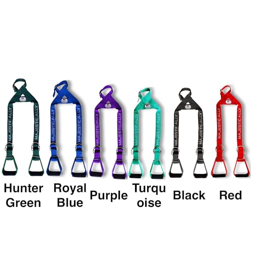 Majestic Ally Nylon Overlay Adjustable Heavy Duty Padded Youth Stirrup - color: Hunter Green