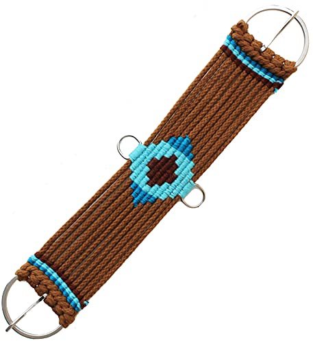 CHALLENGER Horse 32" Western Saddle Tack 17 Strand Brown Cotton Acrylic Aztec Cinch 9799-32