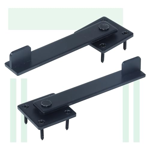 2 Pack Heavy Duty Gate Flip Latch for Outdoor Fence Wooden Gates | Barn Door Latch, Fence Flip Gate Latch for Wooden Fence, Gate Locks for Outdoor Fence, Gate Latches for Metal Gates