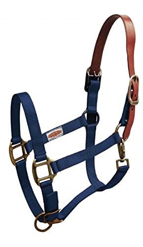 Premium Nylon Breakaway Halter w/Leather Crown