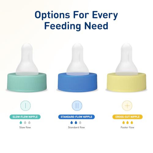 Enfamil Slow-Flow Soft Nipple for premature Infants , 12 CT | Slower flow, Latex Free, Ready to Use