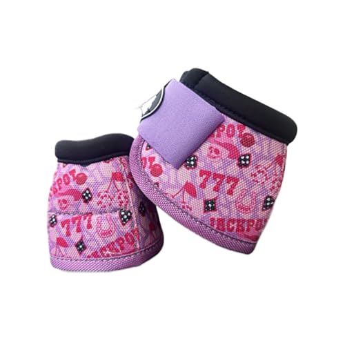 Round Black Up Bell Boots by Schulz Equine - size: M