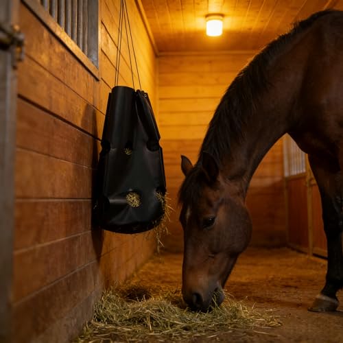 Hay Bag for Horses Horse Feed Bag Goat Slow Feeder 600D