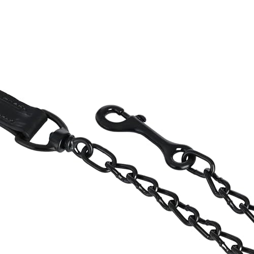 Weaver Livestock Leather Magic Show Cattle Halter, Adjustable, Modern Style Cow Calf Halter, Livestock Handling Equipment for Showing, Black