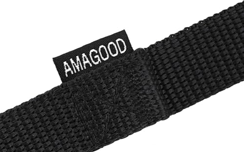 AMAGOOD Dog/Puppy Obedience Recall Training Agility Lead-15 ft 20 ft 30 ft 50 ft Long Leash-for Dog Training,Tie Out,Play,Safety,Camping (30Feet x 1Inch, Black) - color: Black, size: 1 Inch x 30 Feet
