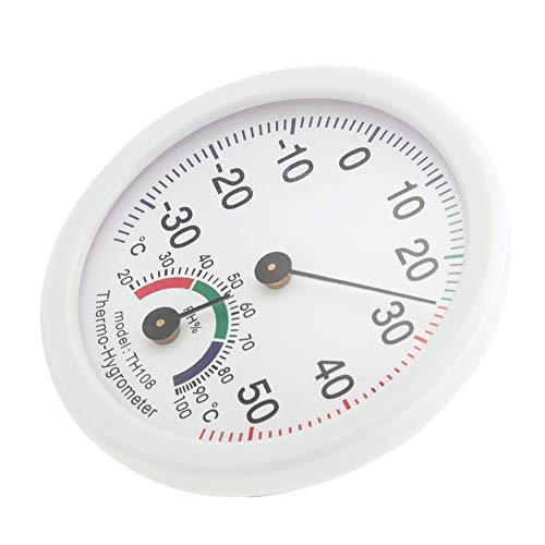 Digital Thermometer Hygrometer for Indoor Household Temperature and Humidity Monitor with LCD Display