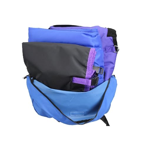Horse and Calf Roping 3 Ropes Carry Bag Custom Designed with Reflective and Overlay Trims by Tahoe Tack - color: Black