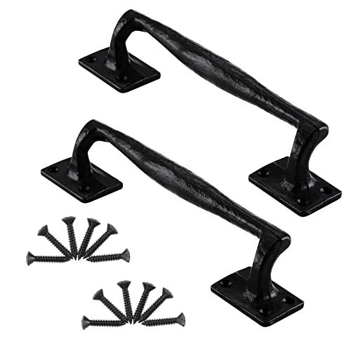 HOME MASTER HARDWARE 9-3/4" Rustic Gate Handle, 2 Pack Barn Door Handles
