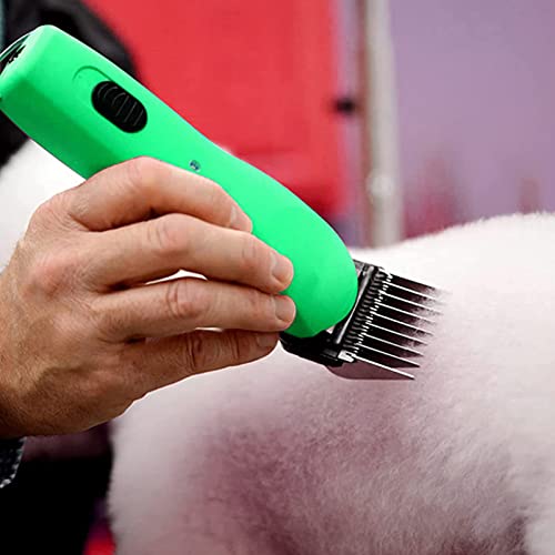 Dog Stainless Steel 5 Color Comb Compatible with andis oster A5 wahl km10 | Only fit for 10#/15#/30# Detachable Blade,Guide Comb Set Cutting Length 19mm-32mm - color: 5 PACK(3mm-16mm)