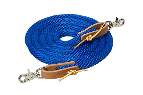 Weaver Leather Poly Roper Rein, Blue, 35-2026-S4, 5/8" x 8'
