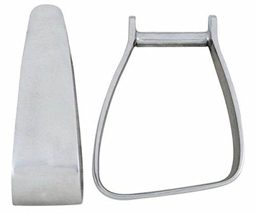 5-1/2" Western Horse Saddle Sloped Angled Aluminum Stirrup Tack 5139