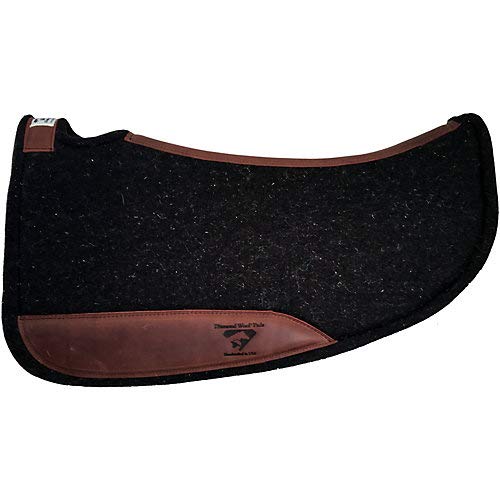 Contoured Tough Barrel Saddle Pad for Horse Owners, Horse Riders - Adult, Unisex - 30" x 30" x 1" - 2.155 kg