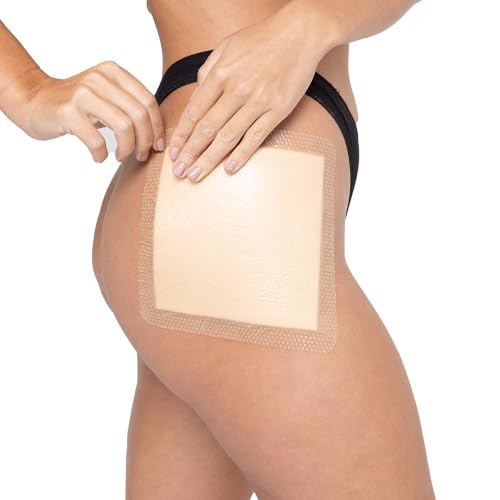 MEDSTOCK Silicone Foam Dressing with Border, 8"x8" (Pack of 5), Wound Care, Super Absorbent, Atraumatic Removal, Five Layers, Waterproof, Seals Wound Edges, No Adhesion Loss - size: 8"x8" (Pack of 5)