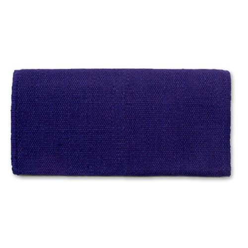 Mayatex San Juan Solid Saddle Blanket - color: Purple, size: 36 x 34-Inch