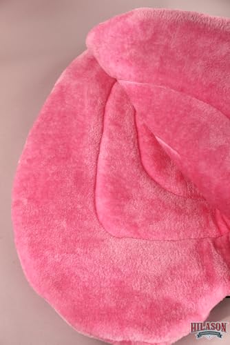 HILASON Western Endurance All Purpose Horse Fleece Saddle Pad - color: Pink