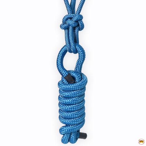 HILASON Western Nylon Lead Rope Halter Horse Size 8 Ft - color: Turquoise