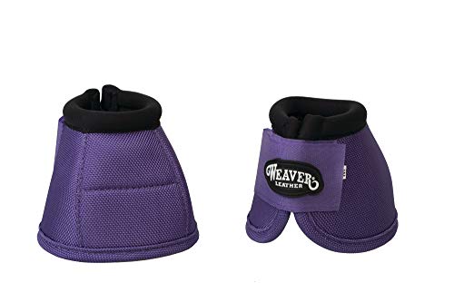 Weaver Leather Ballistic No-Turn Bell Boots , Grape, Large