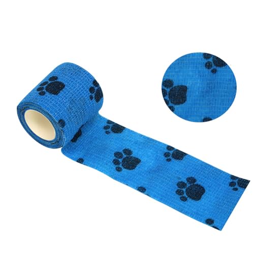 4 Rolls 5cm x 4.5m Pet Cohesive Bandages Self Adherent Vet Bandage Wraps Dog Elastic Bandages Stretch Athletic Bandage Tape Self Adhesive Bandage Rolls