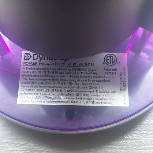 Dynatrap Outdoor Bug Trap, Tungsten 1/4 Acre Mosquito, Fly, Gnat, Moth Trap