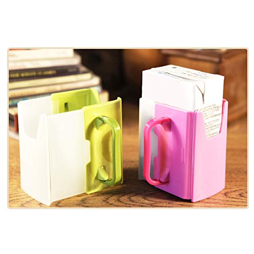 Adjustable Milk Carton Holder, Anti Overflow Milk Carton Cup Holder, for Teaching Child How to Drink a or Milk Carton