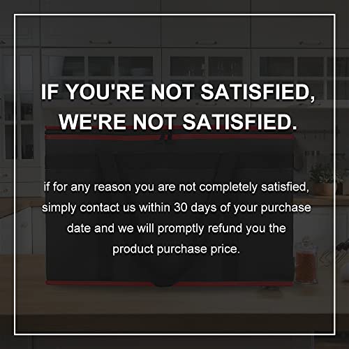 Bodaon Insulated Food Delivery Bag, XX-Large Reusable Grocery Shopping Bags, Picnic Cooler Bag Zipper/Zippered Top Cold, Black with Red Edge, 1-Pack | Reusable Grocery Shopping Bags, Picnic Cooler Bag, Zipper/Zippered Top Cold, Commercial Catering Pizza C