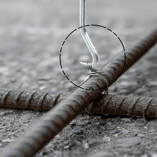 10 Pack Rebar Wire Twister, Pull Tie Twister Tool with Ergonomic Wooden Handle, Concrete Metal Wire Twisting Fence Tool for Fence Twisting