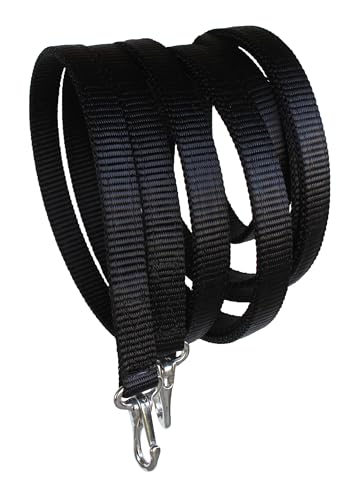 Horse Western English Black Nylon Halter Bridle Combo with Reins 60111BK-F - color: Black/Full